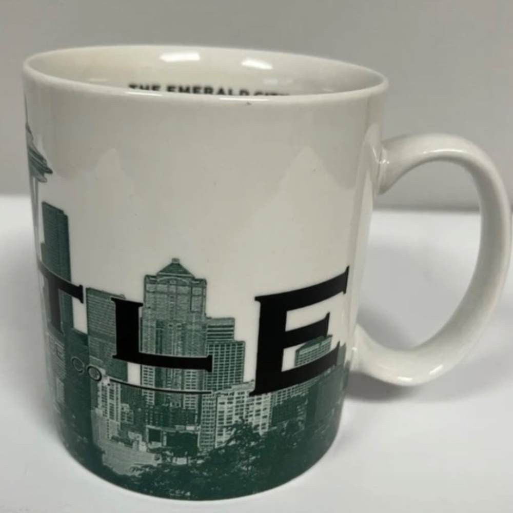 Seattle Starbucks Coffee Mug 16oz Nice Condition - Picture 2 of 7